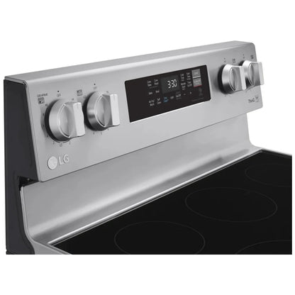 6.3 cu ft. Smart Wi-Fi Enabled Fan Convection Electric Ranges with Air Fry & EasyClean® LREL6323S