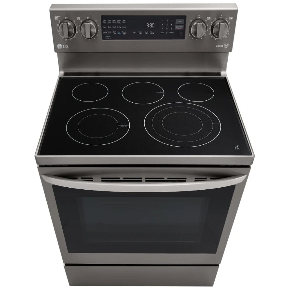 LG 6.3 cu.ft. Air Fry InstaView ThinQ Electric Range LREL6325D