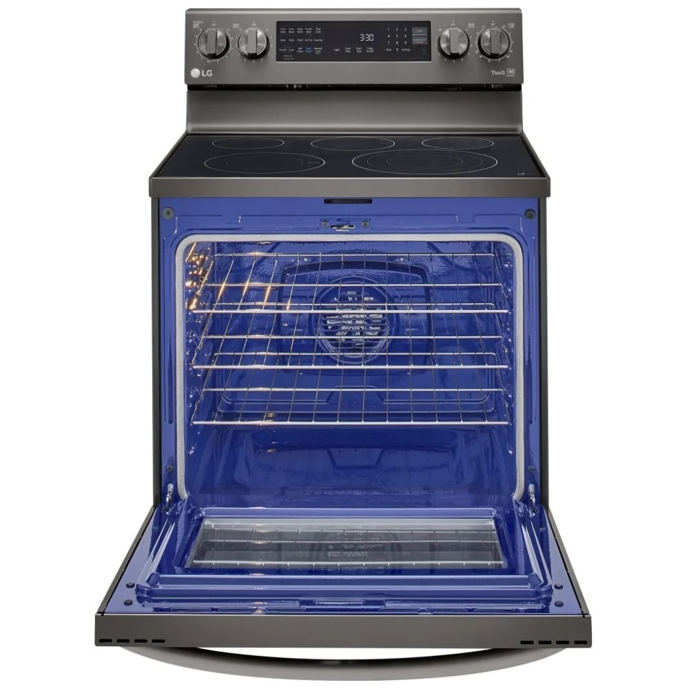 LG 6.3 cu.ft. Air Fry InstaView ThinQ Electric Range LREL6325D