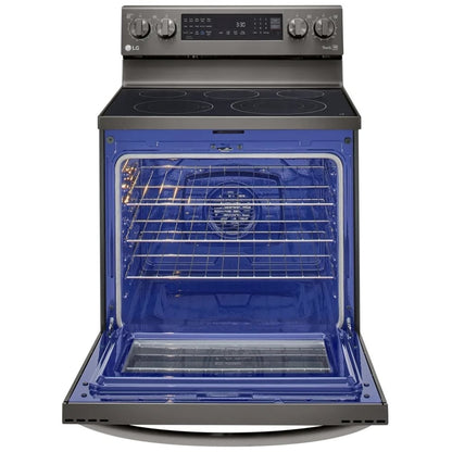 LG 6.3 cu.ft. Air Fry InstaView ThinQ Electric Range LREL6325D