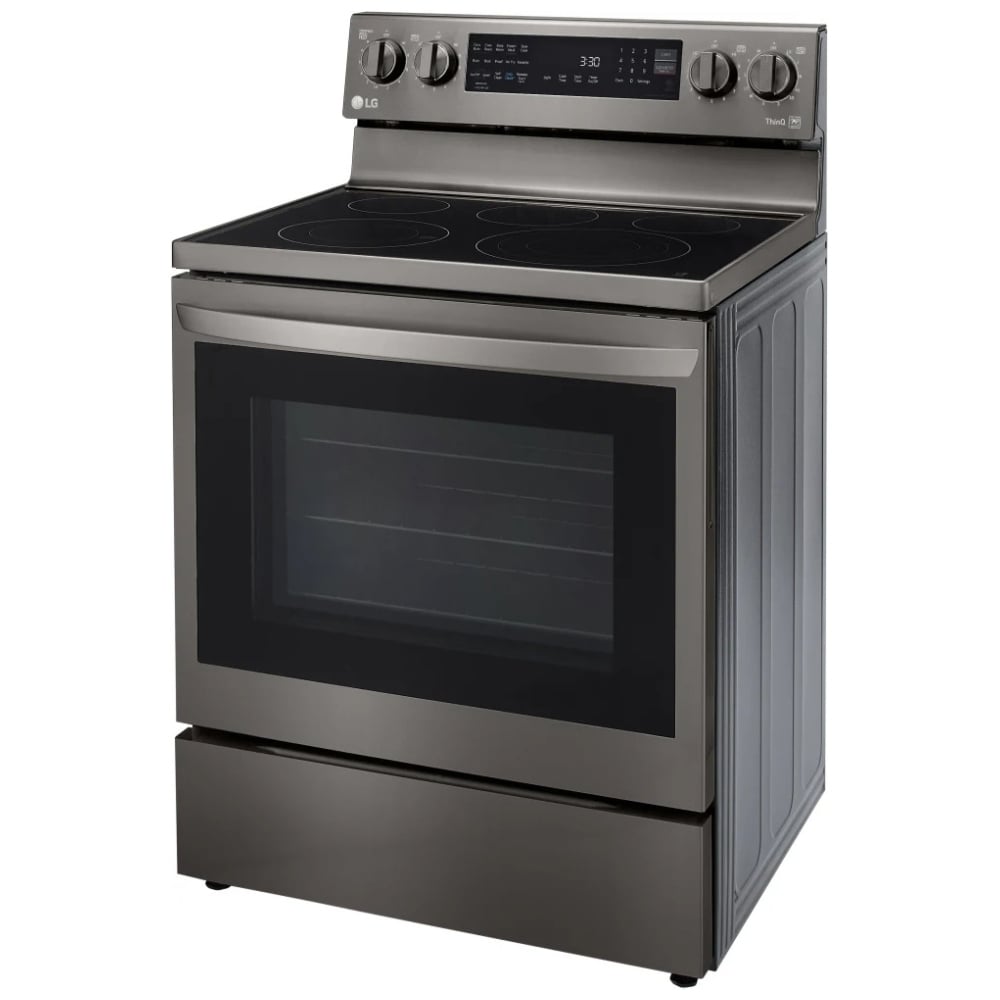 LG 6.3 cu.ft. Air Fry InstaView ThinQ Electric Range LREL6325D