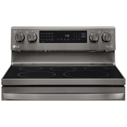 LG 6.3 cu.ft. Air Fry InstaView ThinQ Electric Range LREL6325D