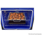 LG LREL6325F Electric Range, 6.3 cu. ft. Capacity, 30 inch Exterior Width, True Convection, 5 Burners, Storage Drawer, Yes, Self Clean, 3,200 W Highest Element, Stainless Steel colour