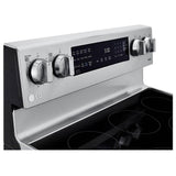 LG LREL6325F Electric Range, 6.3 cu. ft. Capacity, 30 inch Exterior Width, True Convection, 5 Burners, Storage Drawer, Yes, Self Clean, 3,200 W Highest Element, Stainless Steel colour