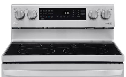 6.3 cu.ft. Air Fry InstaView ThinQ® Electric Ranges LREL6325F