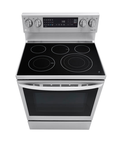6.3 cu.ft. Air Fry InstaView ThinQ® Electric Ranges LREL6325F