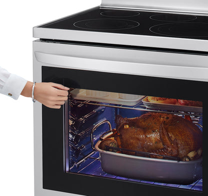 6.3 cu.ft. Air Fry InstaView ThinQ® Electric Ranges LREL6325F