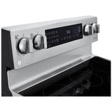 LG LREL6325F Electric Range, 6.3 cu. ft. Capacity, 30 inch Exterior Width, True Convection, 5 Burners, Storage Drawer, Yes, Self Clean, 3,200 W Highest Element, Stainless Steel colour