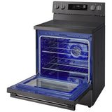 LG LREN6323ZE Electric Range, 6.3 cu. ft. Capacity, 30 inch Exterior Width, Convection, 5 Burners, Storage Drawer, Air Fry, Self Clean, 3,200 W Highest Element, Black Stainless Steel colour