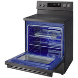 LG LREN6323ZE Electric Range, 6.3 cu. ft. Capacity, 30 inch Exterior Width, Convection, 5 Burners, Storage Drawer, Air Fry, Self Clean, 3,200 W Highest Element, Black Stainless Steel colour
