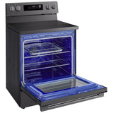 LG LREN6323ZE Electric Range, 6.3 cu. ft. Capacity, 30 inch Exterior Width, Convection, 5 Burners, Storage Drawer, Air Fry, Self Clean, 3,200 W Highest Element, Black Stainless Steel colour