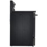 LG LREN6323ZE Electric Range, 6.3 cu. ft. Capacity, 30 inch Exterior Width, Convection, 5 Burners, Storage Drawer, Air Fry, Self Clean, 3,200 W Highest Element, Black Stainless Steel colour
