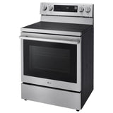 LG LREN6325XE Electric Range, 6.3 cu. ft. Capacity, 30 inch Exterior Width, Convection, 5 Burners, Storage Drawer, Air Fry, Self Clean, 3,200 W Highest Element, Stainless Steel colour