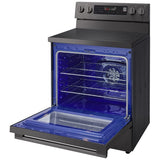 LG LREN6325ZE Electric Range, 6.3 cu. ft. Capacity, 30 inch Exterior Width, Convection, 5 Burners, Storage Drawer, Air Fry, Self Clean, 3,200 W Highest Element, Black Stainless Steel colour