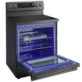 LG LREN6325ZE Electric Range, 6.3 cu. ft. Capacity, 30 inch Exterior Width, Convection, 5 Burners, Storage Drawer, Air Fry, Self Clean, 3,200 W Highest Element, Black Stainless Steel colour