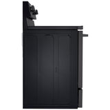 LG LREN6325ZE Electric Range, 6.3 cu. ft. Capacity, 30 inch Exterior Width, Convection, 5 Burners, Storage Drawer, Air Fry, Self Clean, 3,200 W Highest Element, Black Stainless Steel colour