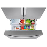 LG LRFLS3206S French Door Refrigerator, 36 inch Width, 31.7 cu. ft. Capacity, Water Dispenser (Interior), Ice Dispenser (Freezer Located), ENERGY STAR Certified, Stainless Steel colour