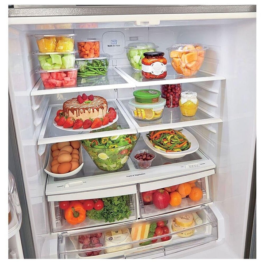 LG LRFNS2200D French Door Refrigerator, 30" French Door, 21.8 cu. ft. Capacity, Black Stainless Steel