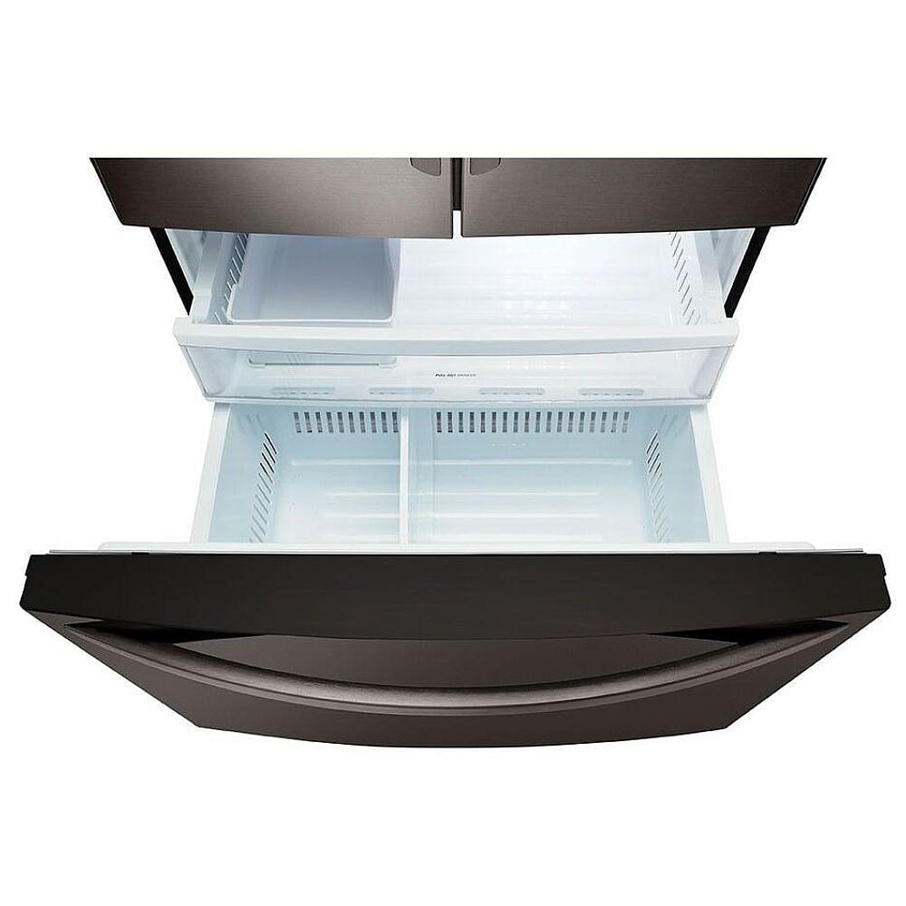 LG LRFNS2200D French Door Refrigerator, 30" French Door, 21.8 cu. ft. Capacity, Black Stainless Steel