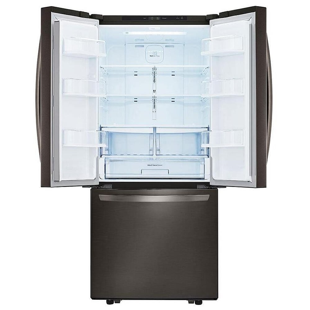LG LRFNS2200D French Door Refrigerator, 30" French Door, 21.8 cu. ft. Capacity, Black Stainless Steel