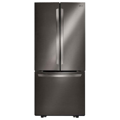 LG LRFNS2200D French Door Refrigerator, 30" French Door, 21.8 cu. ft. Capacity, Black Stainless Steel