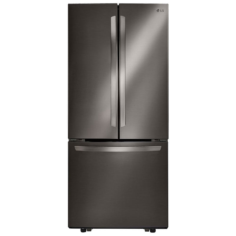 LG LRFNS2200D French Door Refrigerator, 30 inch Width, 21.8 cu. ft. Capacity, Optional Ice Maker (Special Order), ENERGY STAR Certified, Black Stainless Steel colour
