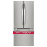 LG LRFNS2200S French Door Refrigerator, 30 inch Width, 21.8 cu. ft. Capacity, Optional Ice Maker (Special Order), ENERGY STAR Certified, Stainless Steel colour