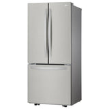 LG LRFNS2200S French Door Refrigerator, 30 inch Width, 21.8 cu. ft. Capacity, Optional Ice Maker (Special Order), ENERGY STAR Certified, Stainless Steel colour