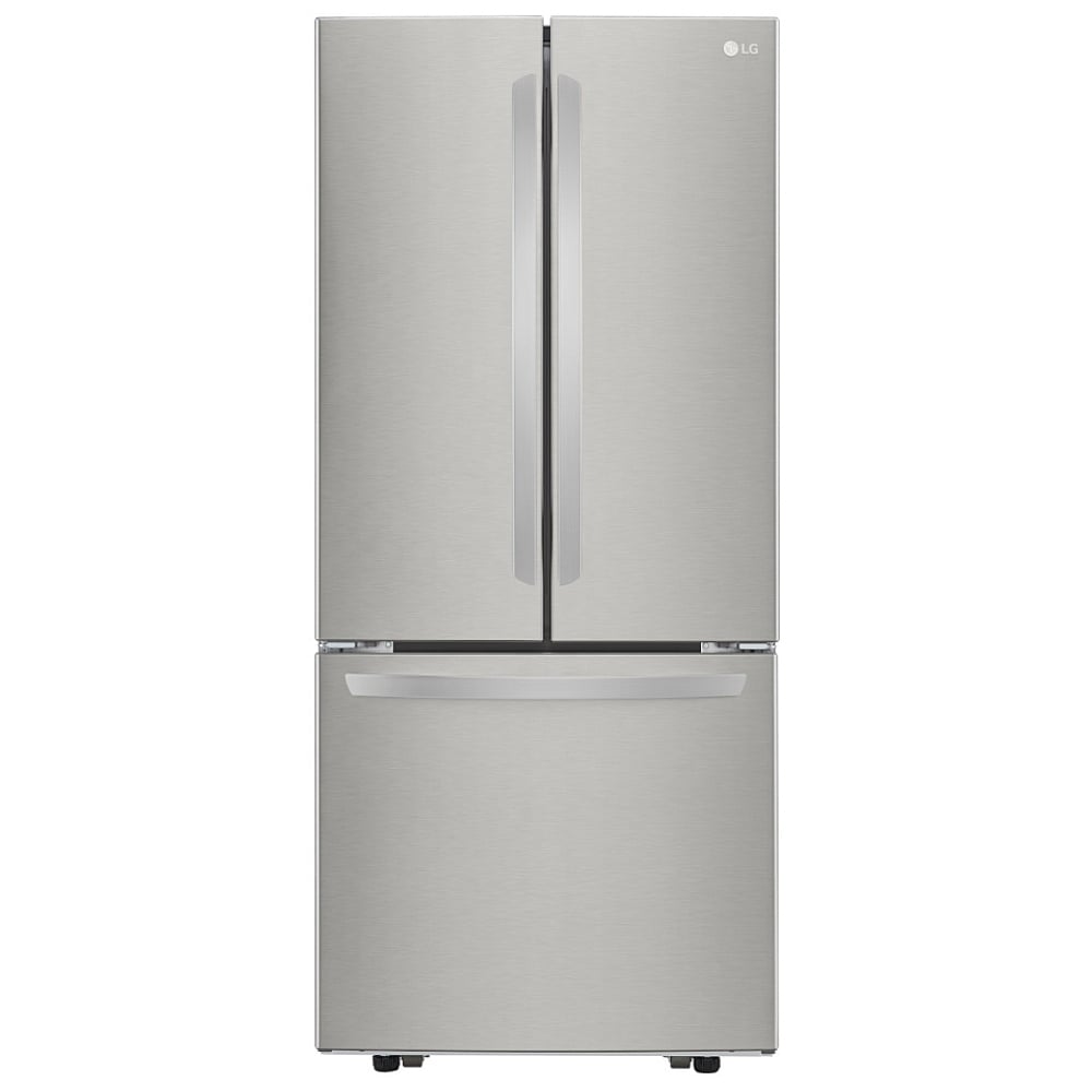 LG LRFNS2200S French Door Refrigerator, 30 inch Width, 21.8 cu. ft. Capacity, Optional Ice Maker (Special Order), ENERGY STAR Certified, Stainless Steel colour