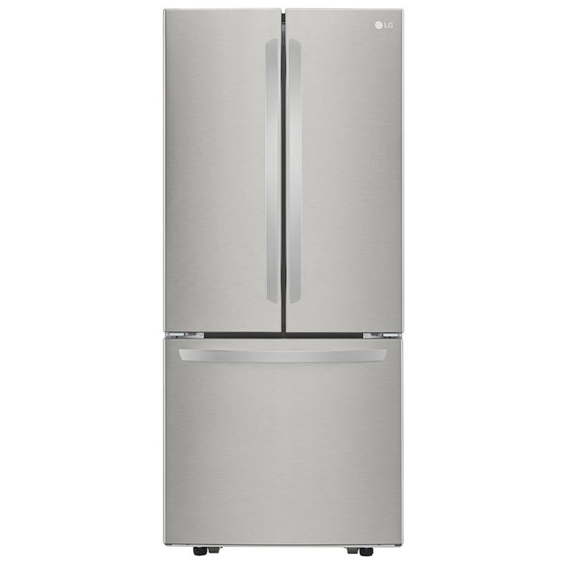 LG LRFNS2200S French Door Refrigerator, 30 inch Width, 21.8 cu. ft. Capacity, Optional Ice Maker (Special Order), ENERGY STAR Certified, Stainless Steel colour