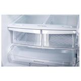 LG LRFNS2200W French Door Refrigerator, 30 inch Width, 21.8 cu. ft. Capacity, Optional Ice Maker (Special Order), ENERGY STAR Certified, White colour
