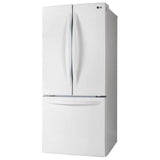 LG LRFNS2200W French Door Refrigerator, 30 inch Width, 21.8 cu. ft. Capacity, Optional Ice Maker (Special Order), ENERGY STAR Certified, White colour