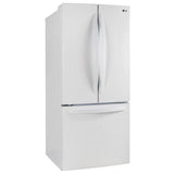 LG LRFNS2200W French Door Refrigerator, 30 inch Width, 21.8 cu. ft. Capacity, Optional Ice Maker (Special Order), ENERGY STAR Certified, White colour