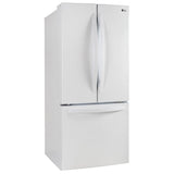 LG LRFNS2200W French Door Refrigerator, 30 inch Width, 21.8 cu. ft. Capacity, Optional Ice Maker (Special Order), ENERGY STAR Certified, White colour