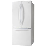 LG LRFNS2200W French Door Refrigerator, 30 inch Width, 21.8 cu. ft. Capacity, Optional Ice Maker (Special Order), ENERGY STAR Certified, White colour