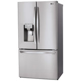 LG LRFS28XBS French Door Refrigerator, 36 inch Width, 27.7 cu. ft. Capacity, Water Dispenser (Exterior), Ice Dispenser (Thru Door), ENERGY STAR Certified, Stainless Steel colour