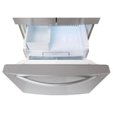 LG LRFWS2200S French Door Refrigerator, 30 inch Width, 21.8 cu. ft. Capacity, Water Dispenser (Exterior), Ice Dispenser (Freezer Located), ENERGY STAR Certified, Stainless Steel colour