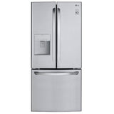 LG LRFWS2200S French Door Refrigerator, 30 inch Width, 21.8 cu. ft. Capacity, Water Dispenser (Exterior), Ice Dispenser (Freezer Located), ENERGY STAR Certified, Stainless Steel colour