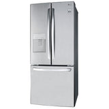 LG LRFWS2200S French Door Refrigerator, 30 inch Width, 21.8 cu. ft. Capacity, Water Dispenser (Exterior), Ice Dispenser (Freezer Located), ENERGY STAR Certified, Stainless Steel colour