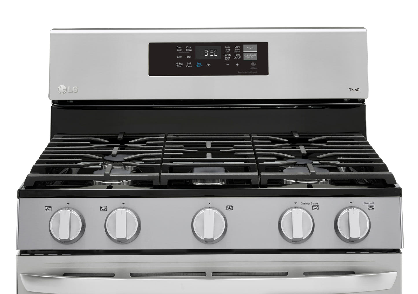 5.8 cu ft. Smart Wi-Fi Enabled Fan Convection Gas Ranges with Air Fry & EasyClean® LRGL5823S