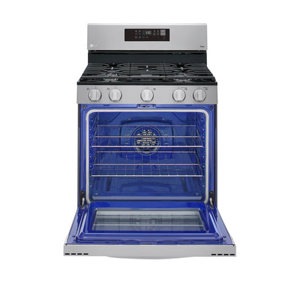 5.8 cu ft. Smart Wi-Fi Enabled Fan Convection Gas Ranges with Air Fry & EasyClean® LRGL5823S