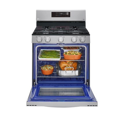 5.8 cu ft. Smart Wi-Fi Enabled Fan Convection Gas Ranges with Air Fry & EasyClean® LRGL5823S