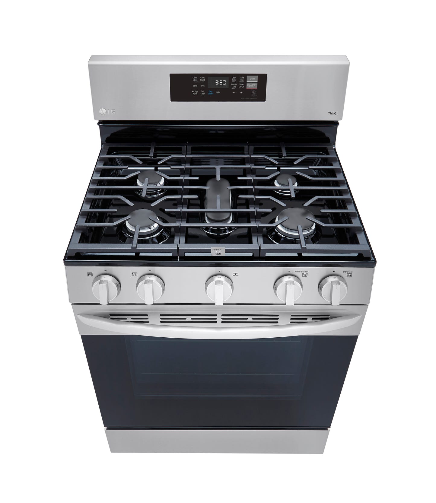 5.8 cu ft. Smart Wi-Fi Enabled Fan Convection Gas Ranges with Air Fry & EasyClean® LRGL5823S