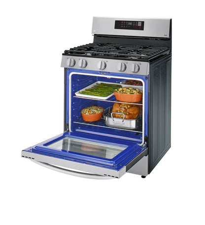 5.8 cu ft. Smart Wi-Fi Enabled Fan Convection Gas Ranges with Air Fry & EasyClean® LRGL5823S