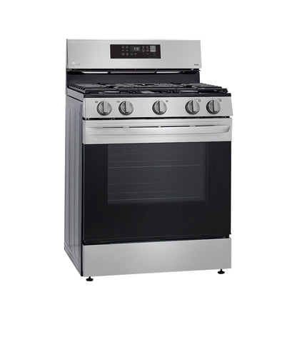 5.8 cu ft. Smart Wi-Fi Enabled Fan Convection Gas Ranges with Air Fry & EasyClean® LRGL5823S