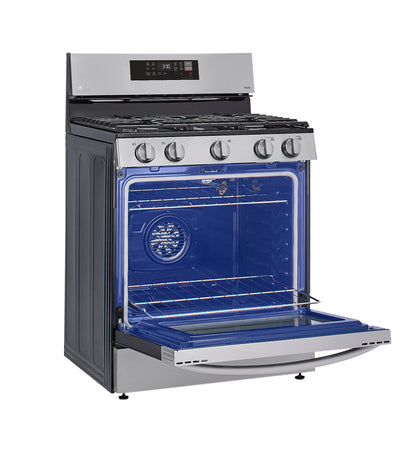 5.8 cu ft. Smart Wi-Fi Enabled Fan Convection Gas Ranges with Air Fry & EasyClean® LRGL5823S