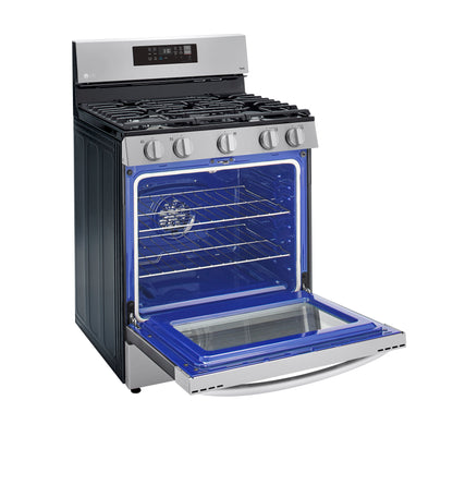 5.8 cu ft. Smart Wi-Fi Enabled Fan Convection Gas Ranges with Air Fry & EasyClean® LRGL5823S