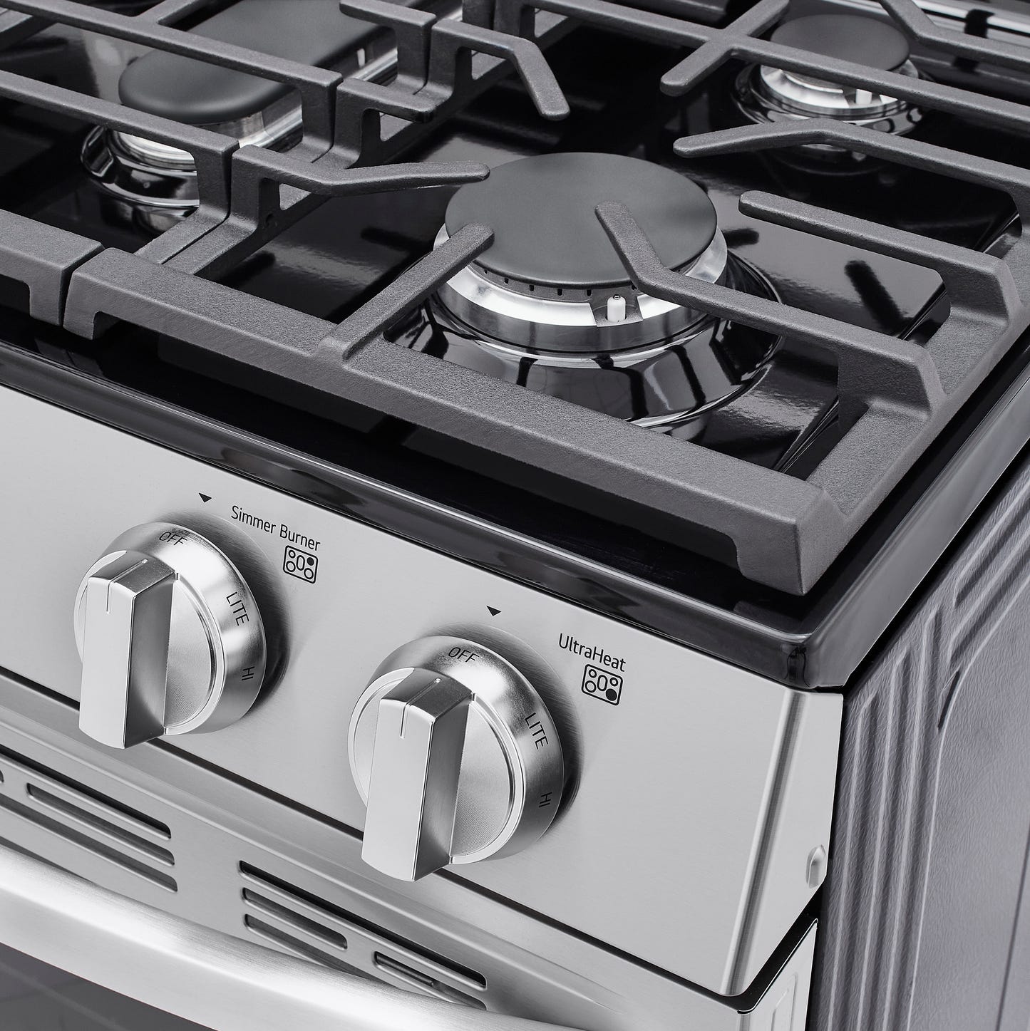5.8 cu ft. Smart Wi-Fi Enabled True Convection InstaView™ Gas Ranges with Air Fry LRGL5825F