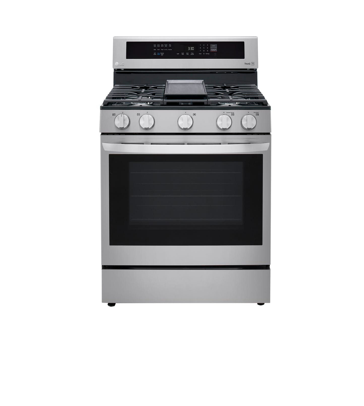 5.8 cu ft. Smart Wi-Fi Enabled True Convection InstaView™ Gas Ranges with Air Fry LRGL5825F