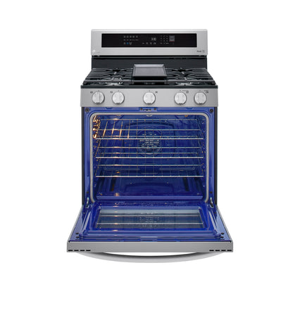 5.8 cu ft. Smart Wi-Fi Enabled True Convection InstaView™ Gas Ranges with Air Fry LRGL5825F